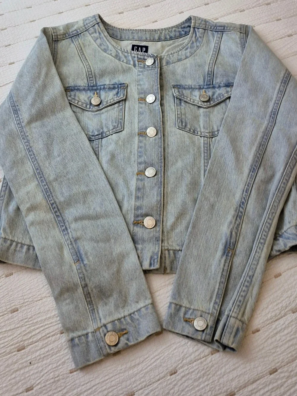 GAP Light Wash Denim Jacket - Light Blue